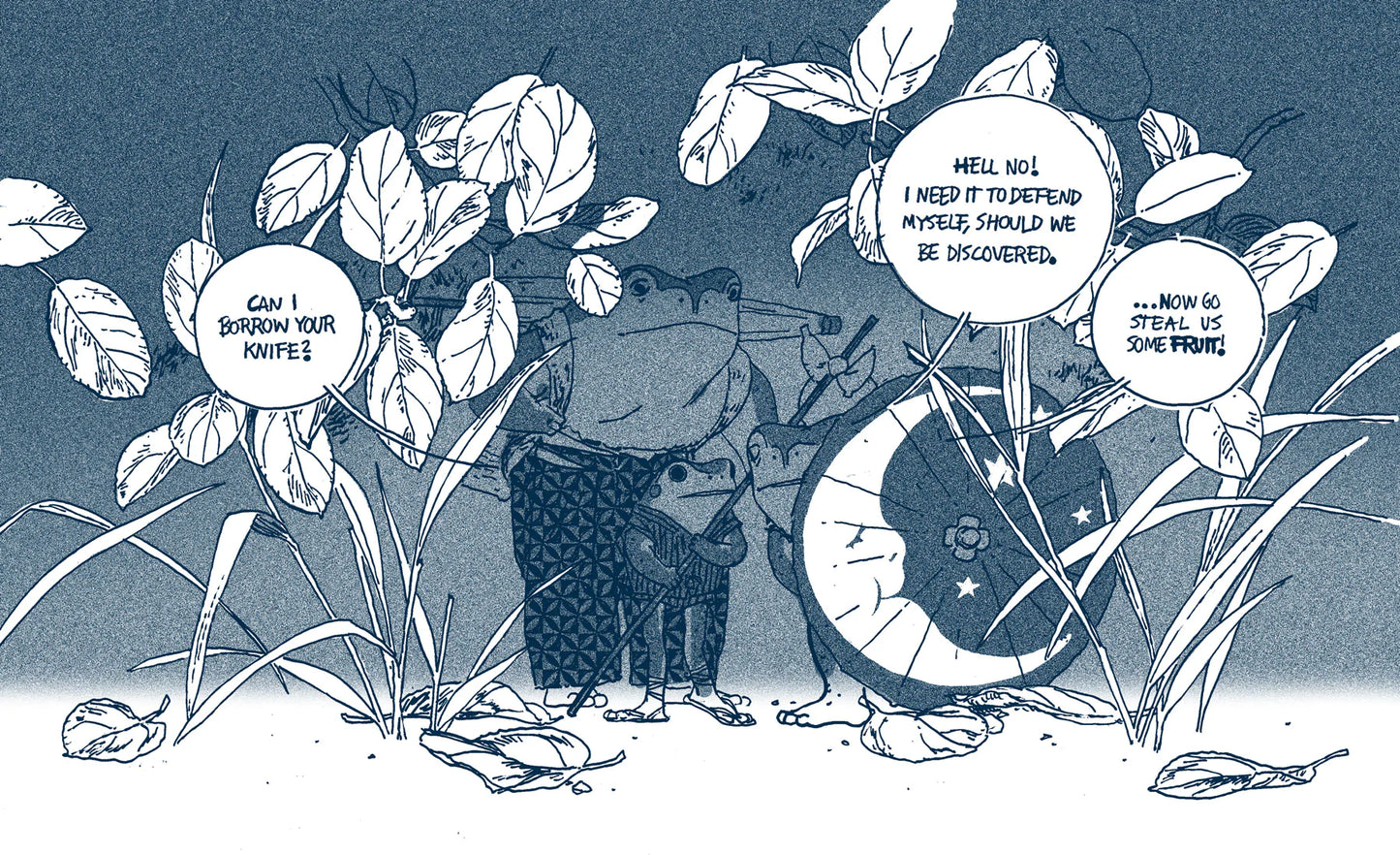 A Frog in the Fall - By Linnea Sterte