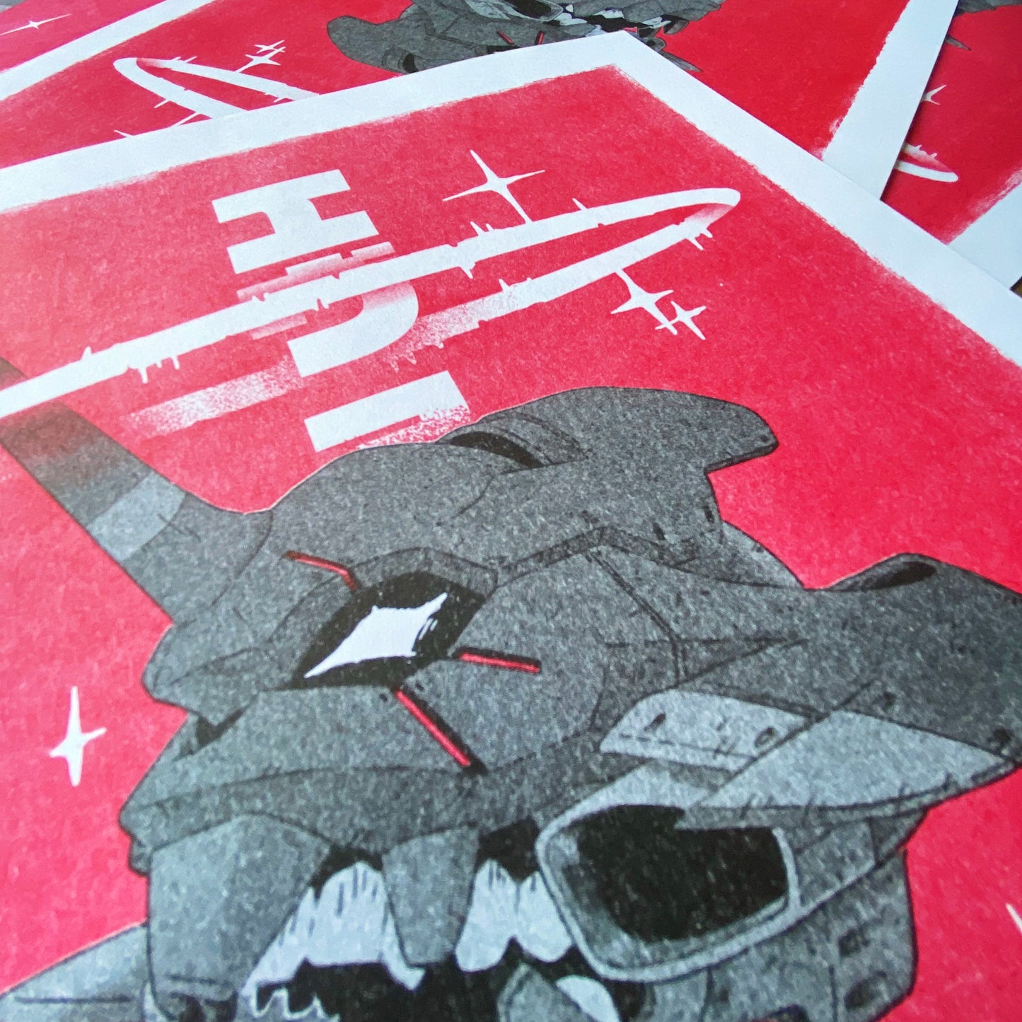 Evangelion Unit-01 (A3 Risograph Print)